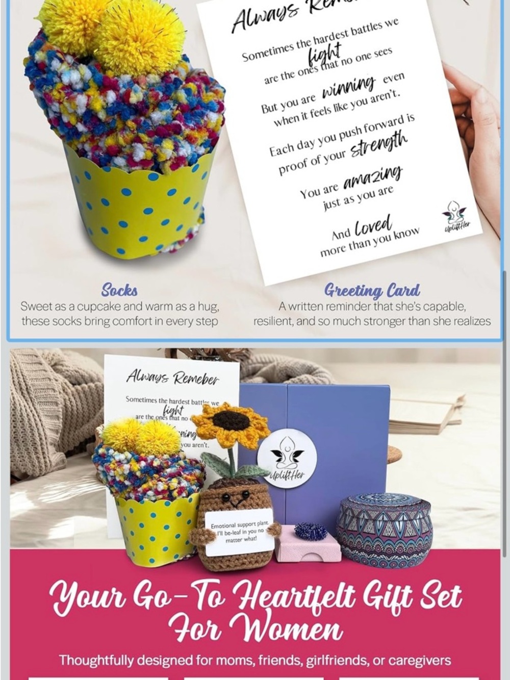 UpliftHer Self Care Gift Box Set-NWT - Picture 3 of 5
